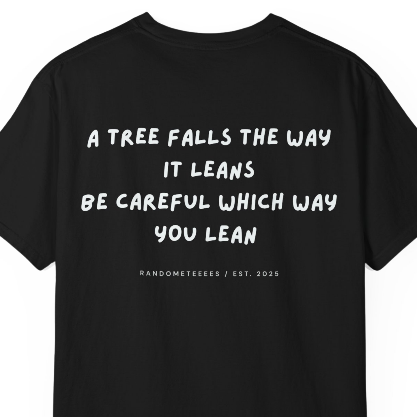 A Tree Falls The Way It Leans