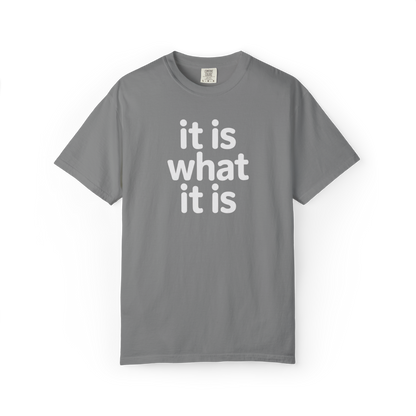 It Is What It Is. Unfortunately.