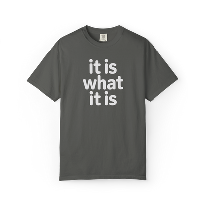 It Is What It Is. Unfortunately.